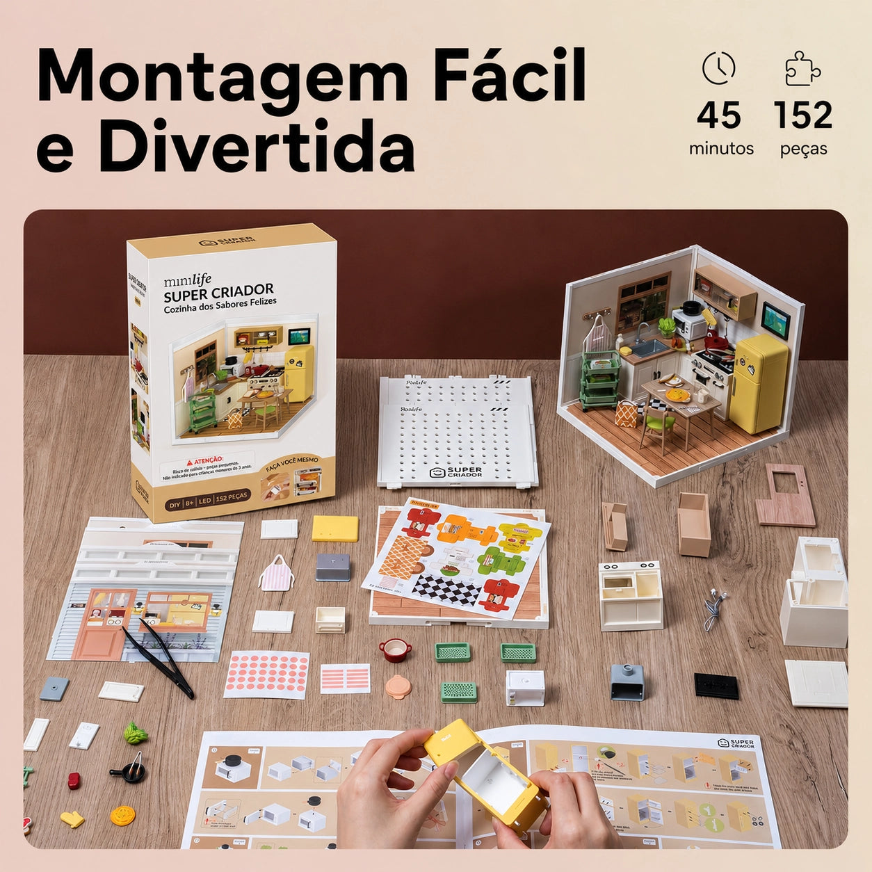 Cozinha dos Sabores | Casa Miniatura DIY