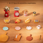 Cozinha Vintage Casa Miniatura DIY