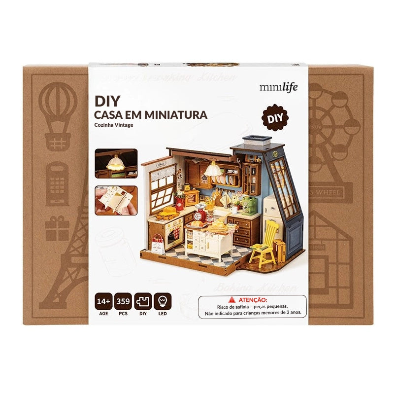 Cozinha Vintage | Casa Miniatura DIY