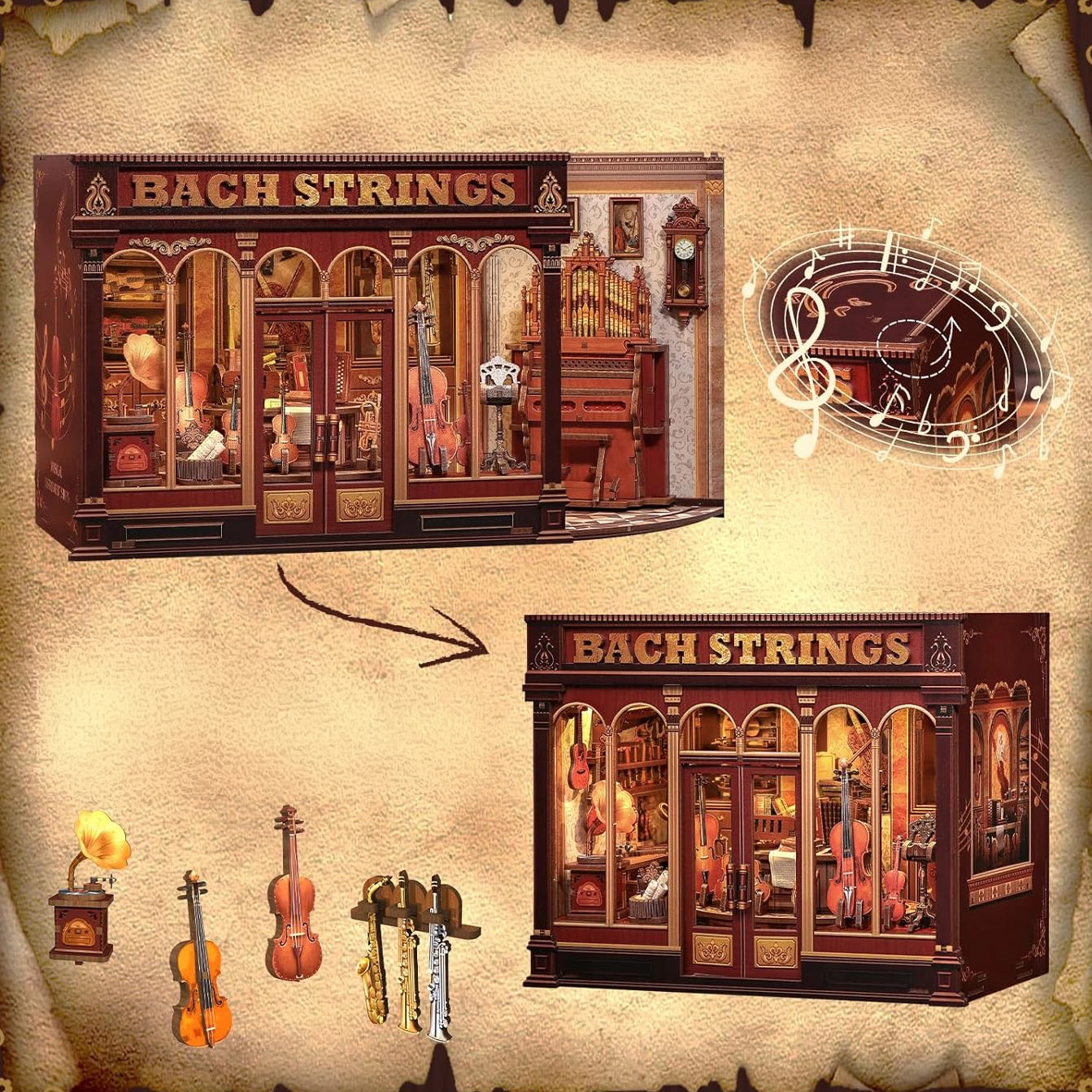 Estúdio Musical | Casa Miniatura DIY