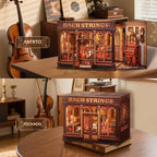 Estúdio Musical Casa Miniatura DIY