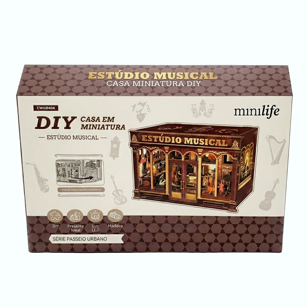 Estúdio Musical | Casa Miniatura DIY