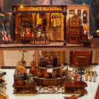 estudio musical casa miniatura diy - image with text 1 imagem
