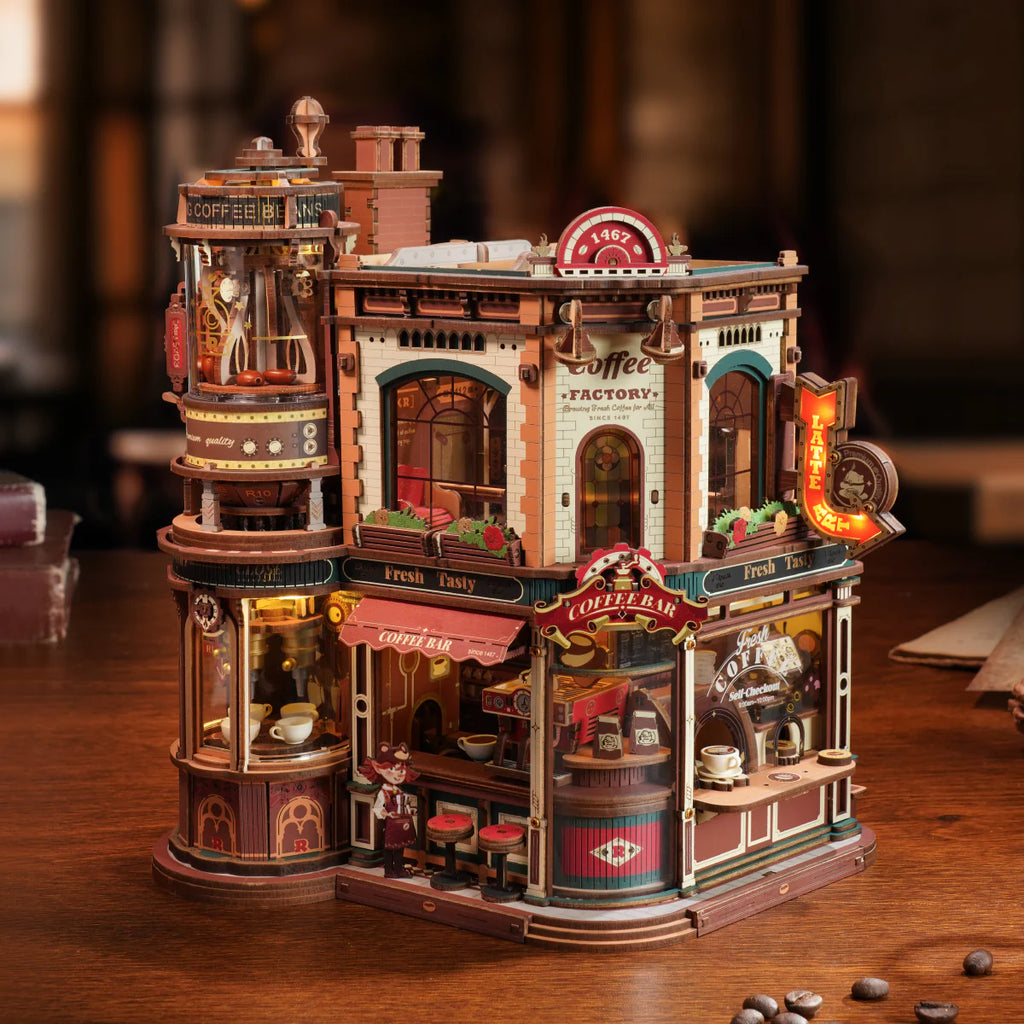 Fábrica de Café Musical | Quebra-cabeça 3D
