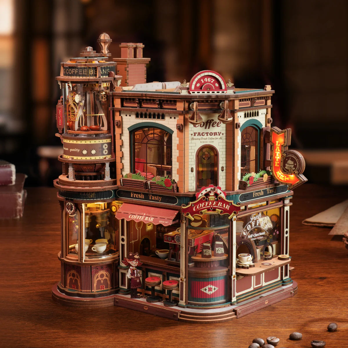 Fábrica de Café Musical | Quebra-cabeça 3D