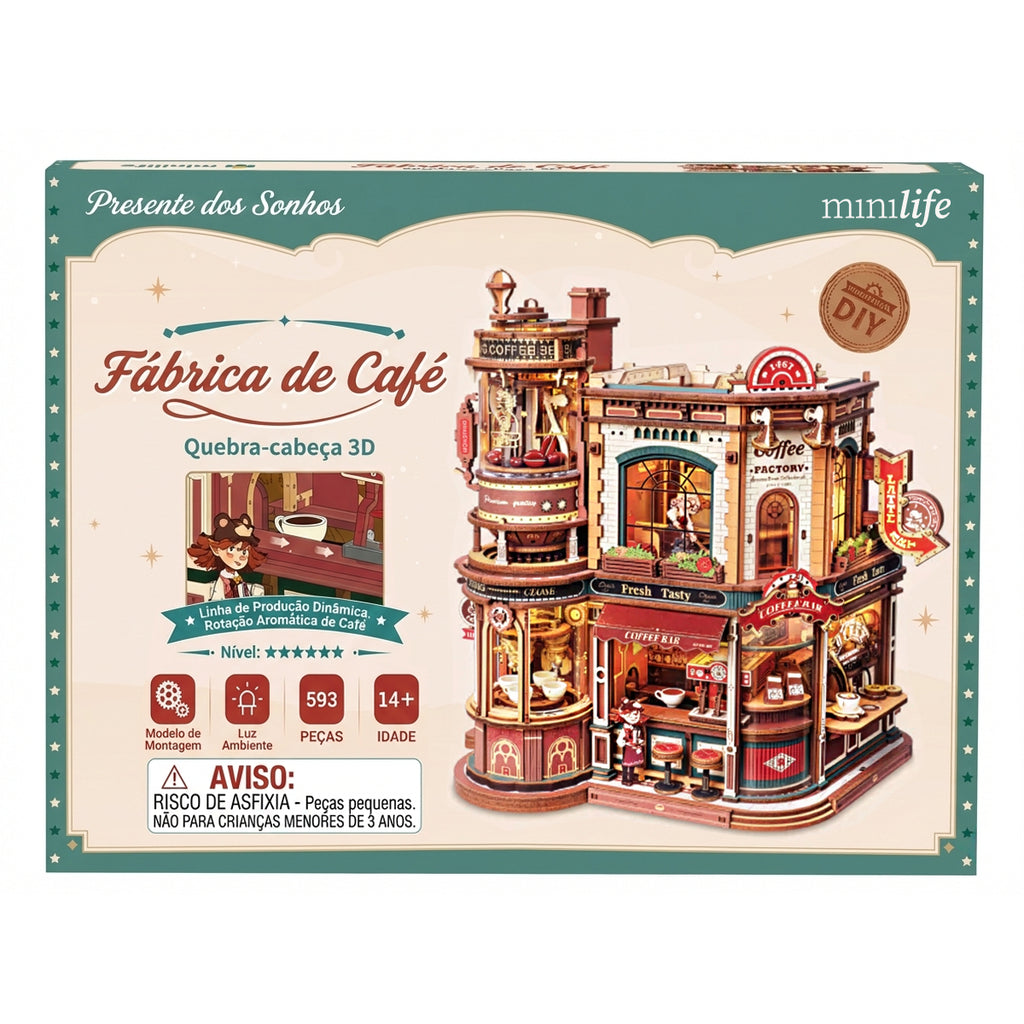 Fábrica de Café Musical | Quebra-cabeça 3D
