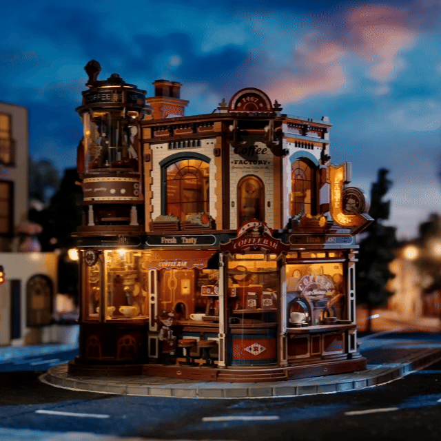 Fábrica de Café Musical | Quebra-cabeça 3D