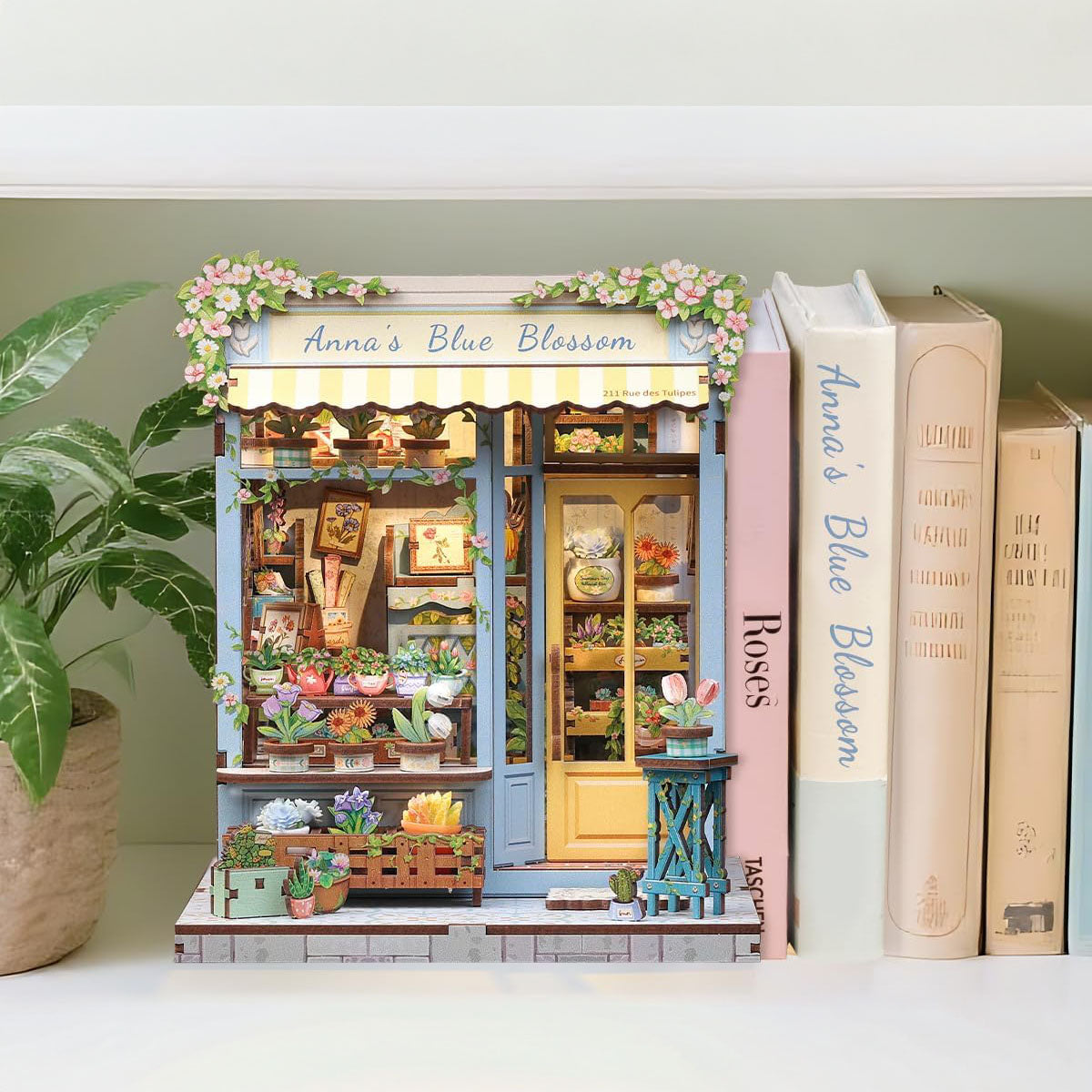 Floricultura Azul da Anna | Casa Miniatura DIY