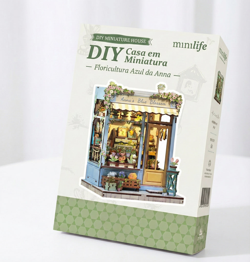 Floricultura Azul da Anna | Casa Miniatura DIY