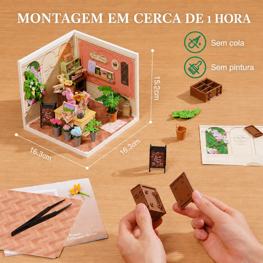 Floricultura Boutique de Flores | Casa Miniatura DIY