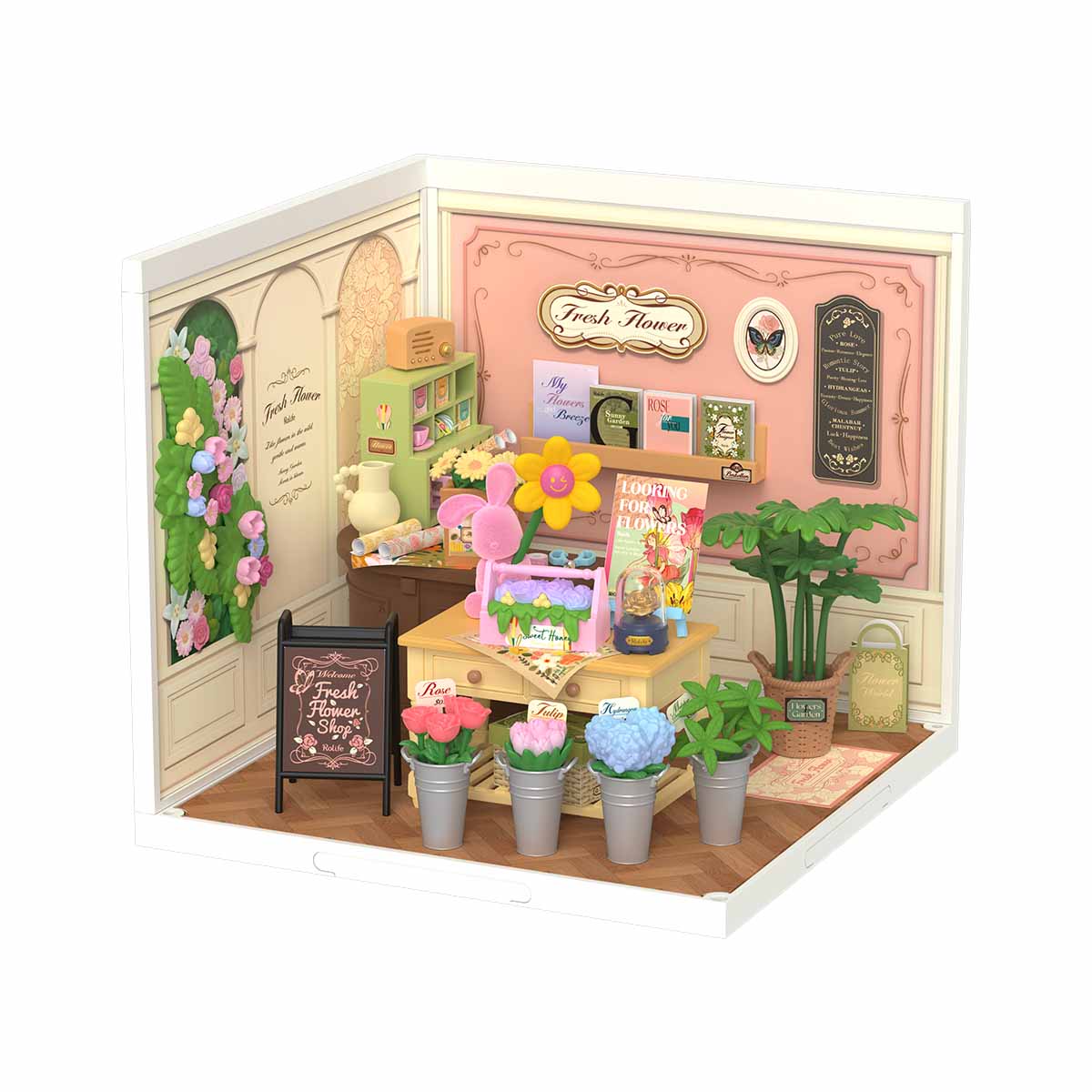 Floricultura Boutique de Flores Casa Miniatura DIY