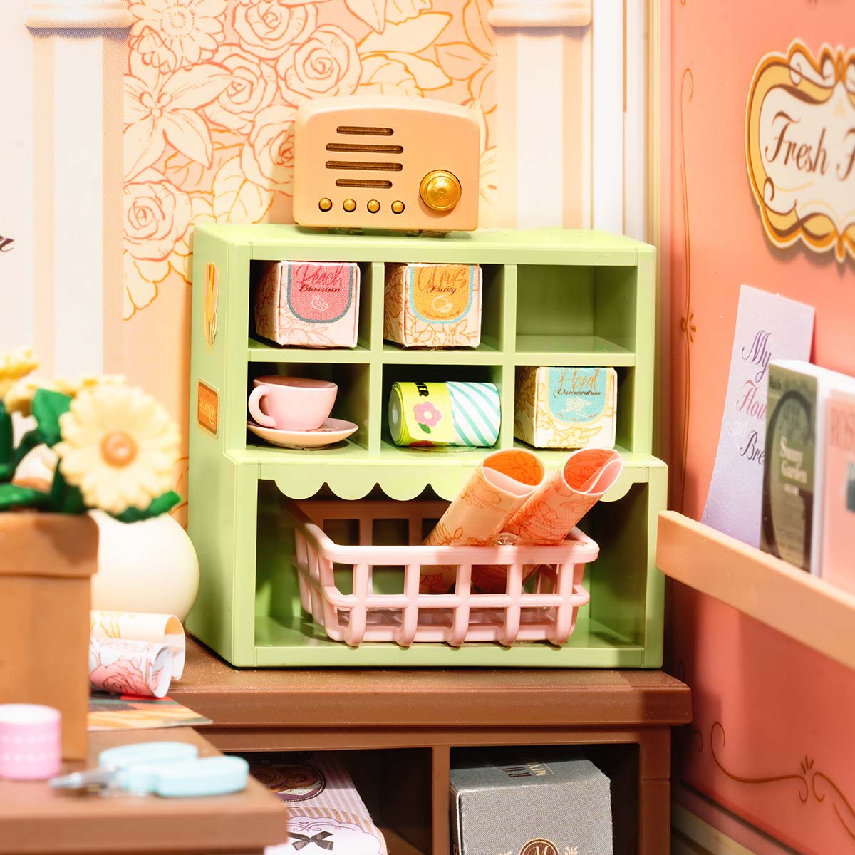 Floricultura Boutique de Flores Casa Miniatura DIY