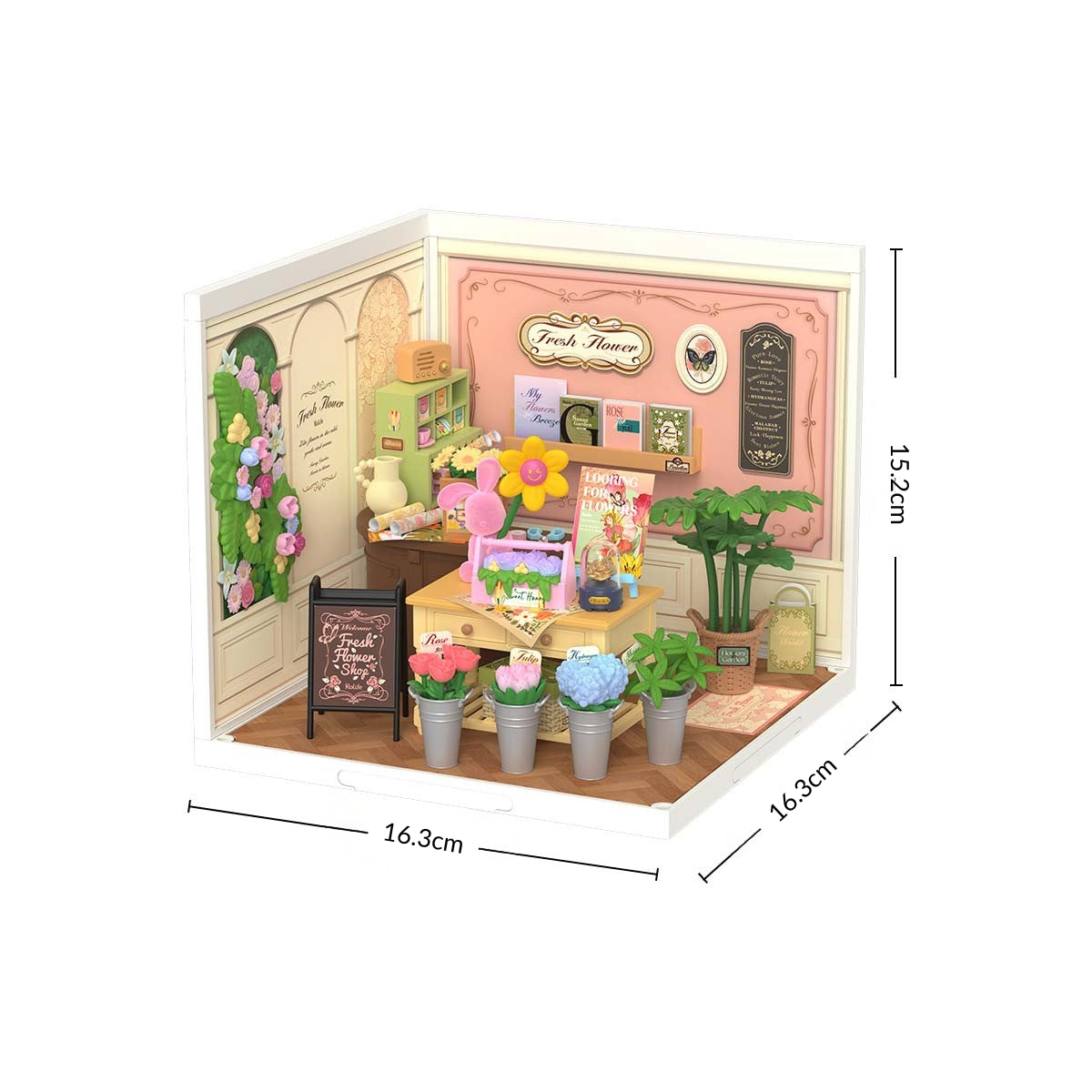 Floricultura Boutique de Flores Casa Miniatura DIY