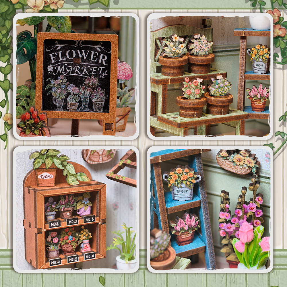 Floricultura Champs-Élysées | Casa Miniatura DIY