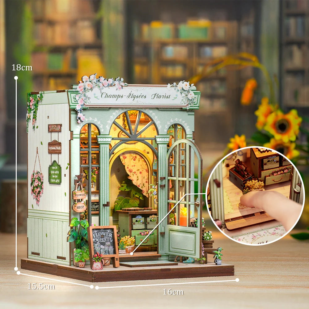 Floricultura Champs-Élysées | Casa Miniatura DIY
