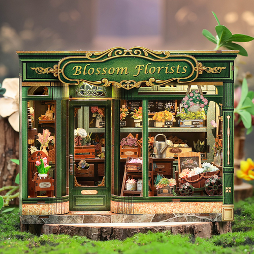 【極美品】LIBERTY FALLS COLLECTION　ミニチュア建物セット floricultura-encantada-casa-