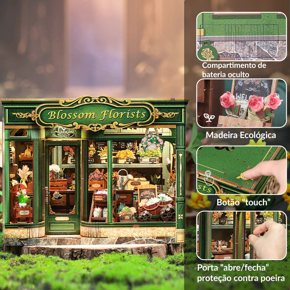 Floricultura Encantada Casa Miniatura DIY