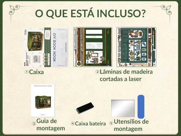 Floricultura Encantada Casa Miniatura DIY