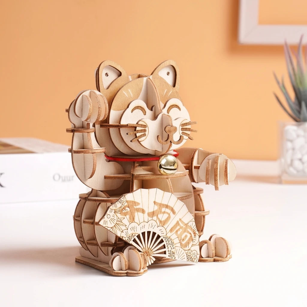 Gato da Sorte | Quebra-cabeça 3D