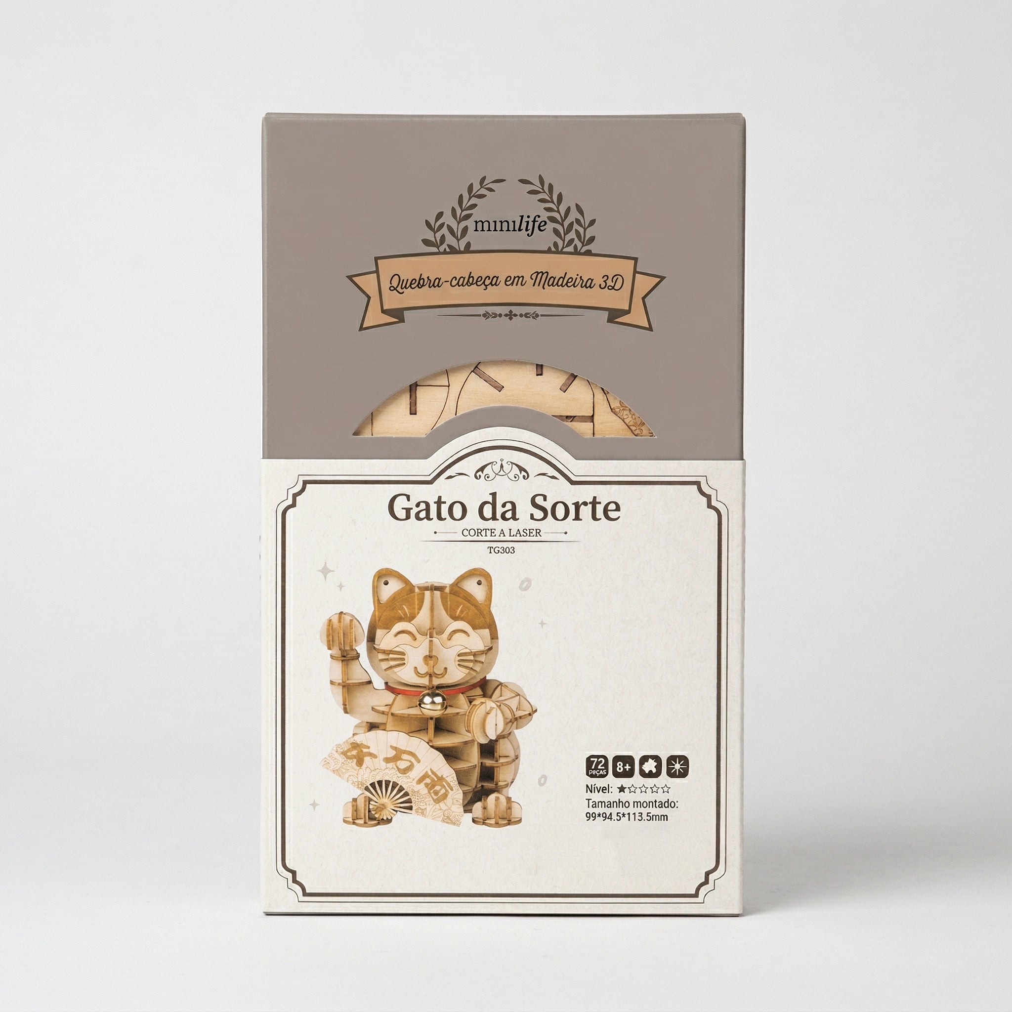 Gato da Sorte | Quebra-cabeça 3D