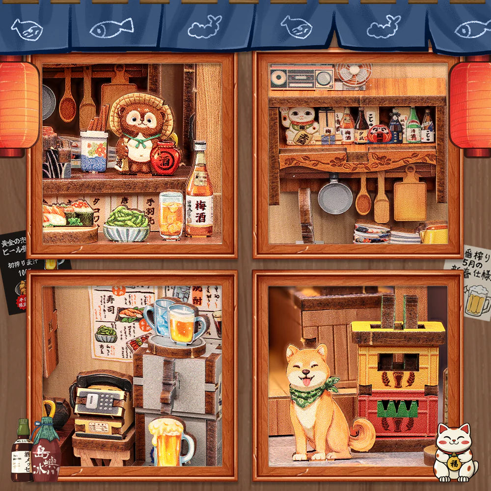 Bar Japonês Izakaya | Casa Miniatura DIY