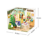 Jardim de Inverno Casa Miniatura DIY