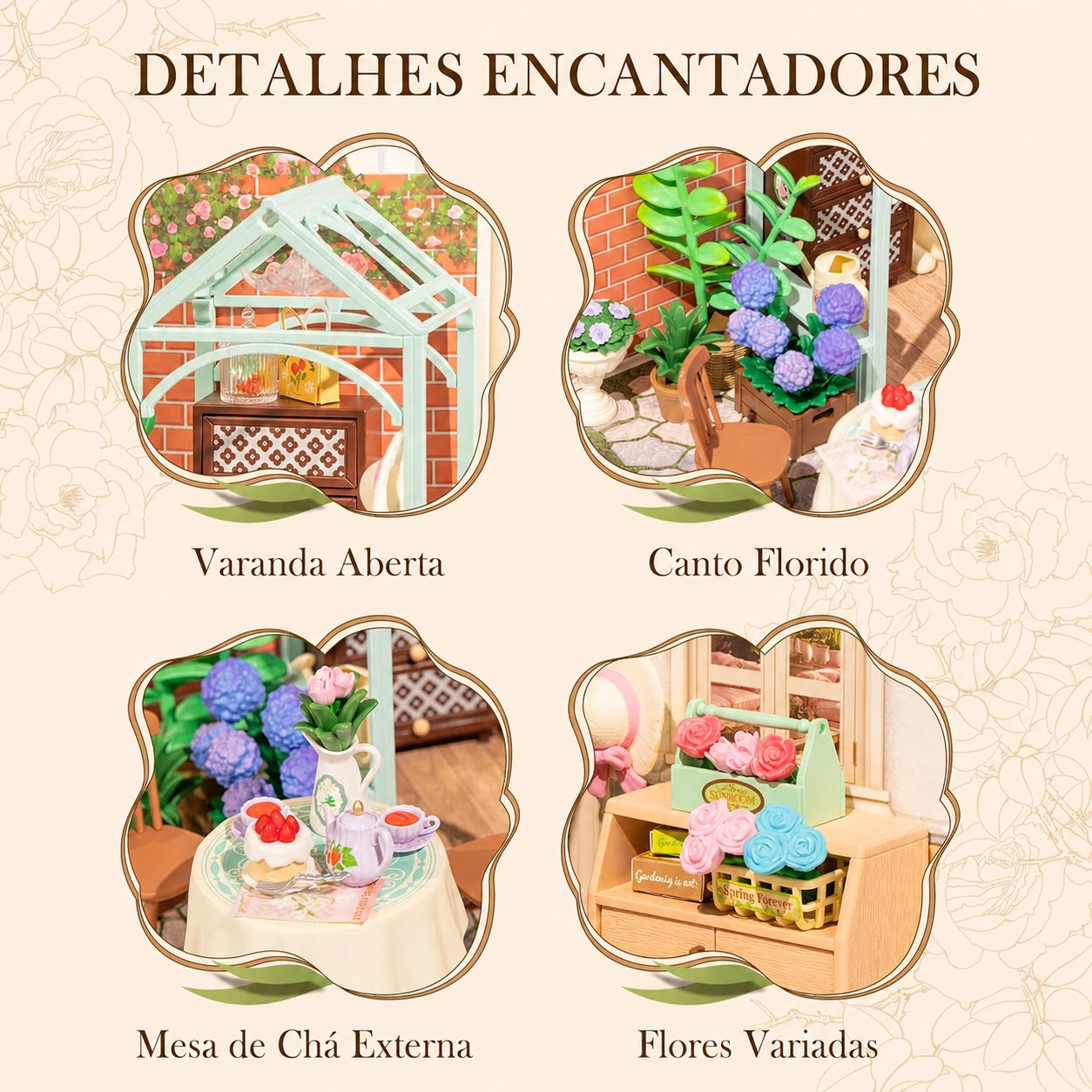 Jardim de Inverno | Casa Miniatura DIY