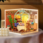 jardim de inverno casa miniatura - imagem luz led imagem