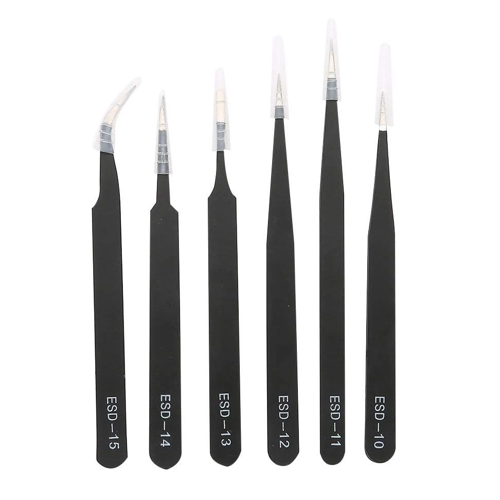 Kit 6 Pinças de Precisão