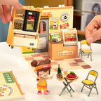 Lanchonete Noturna Casa Miniatura DIY