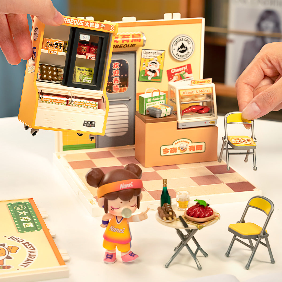 Lanchonete Noturna Casa Miniatura DIY