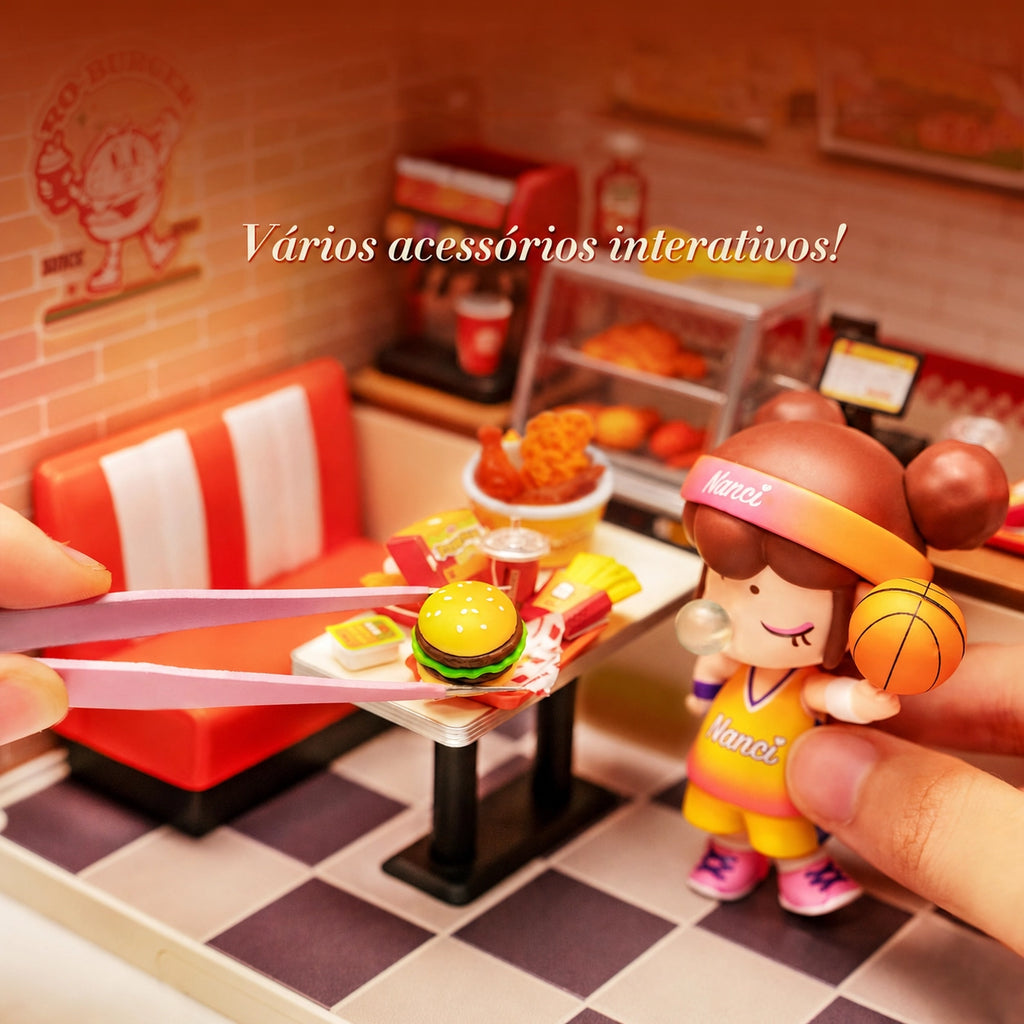 Lanchonete Yum Yum Burgers | Casa Miniatura DIY