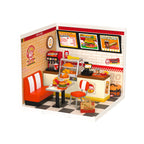 Lanchonete Yum Yum Burgers Casa Miniatura DIY