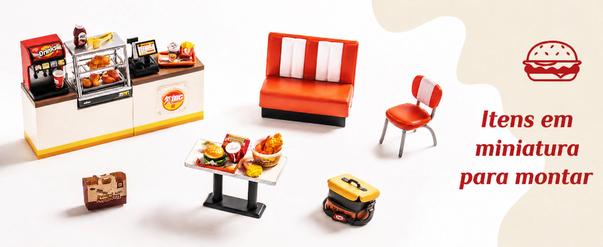 lanchonete yum yum burgers miniatura diy - banner horizontal 1