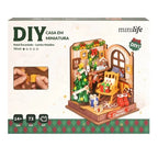 lareira natalina miniatura diy - imagem caixa do produto