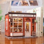 Livraria Britânica Casa Miniatura DIY
