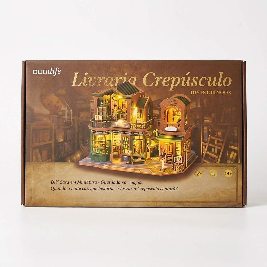 Livraria Crepúsculo | Casa Miniatura DIY