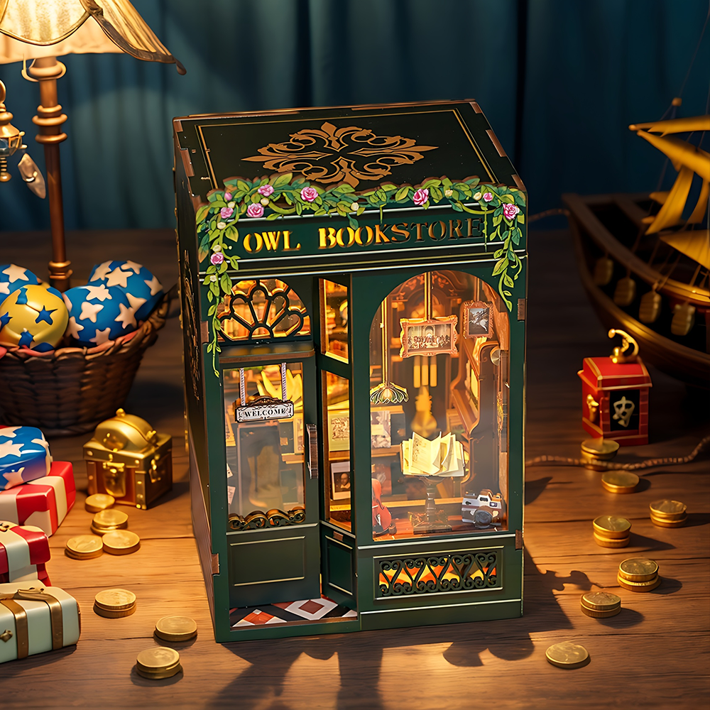 Livraria da Coruja Book Nook DIY