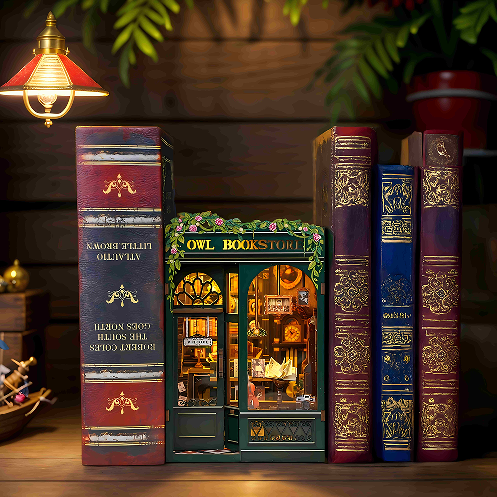 Livraria da Coruja Book Nook DIY