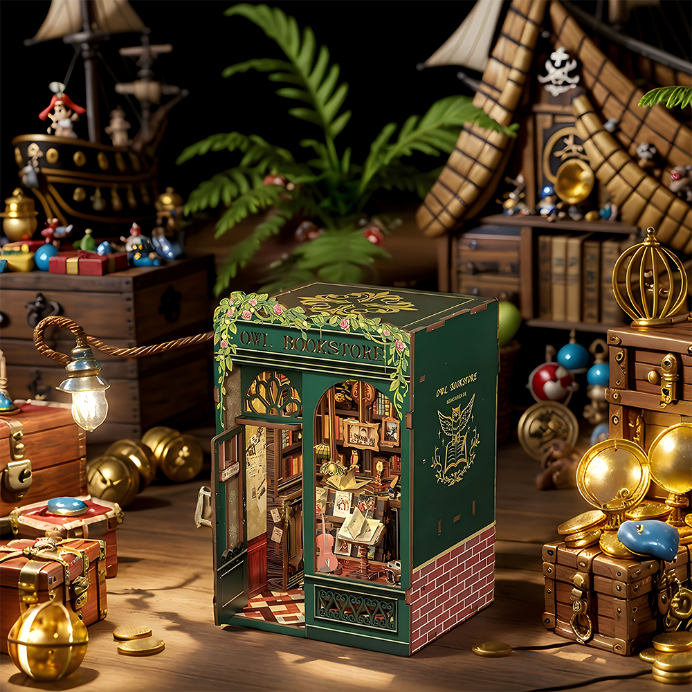Livraria da Coruja Book Nook DIY