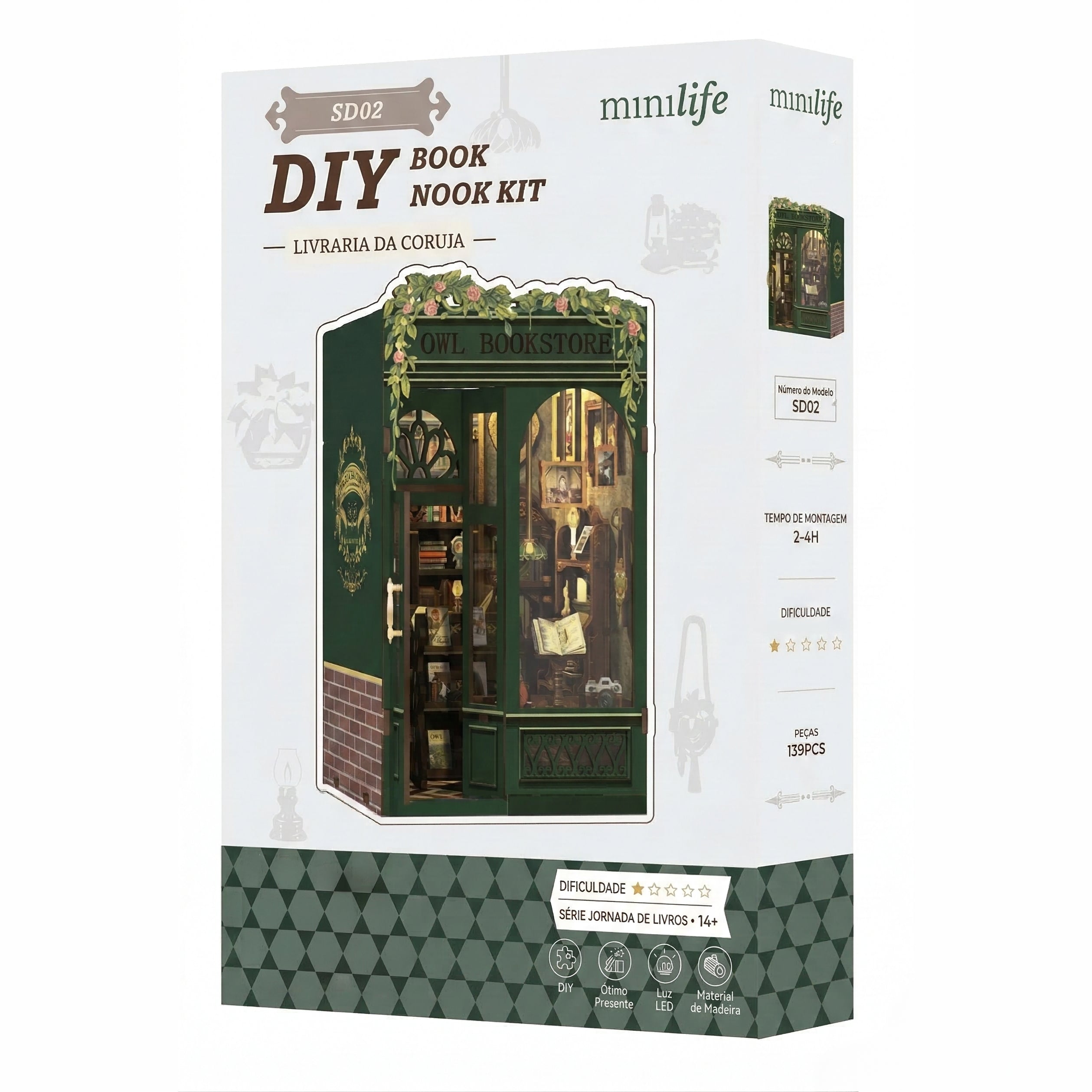 Livraria da Coruja | Book Nook DIY