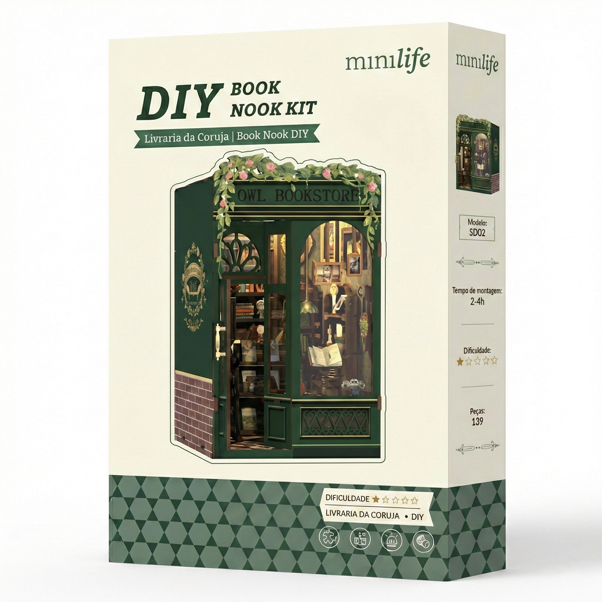 Livraria da Coruja | Book Nook DIY