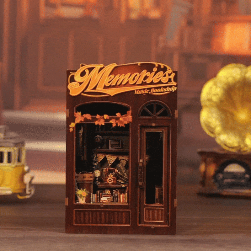 Livraria das Memórias Musicais | Book Nook DIY