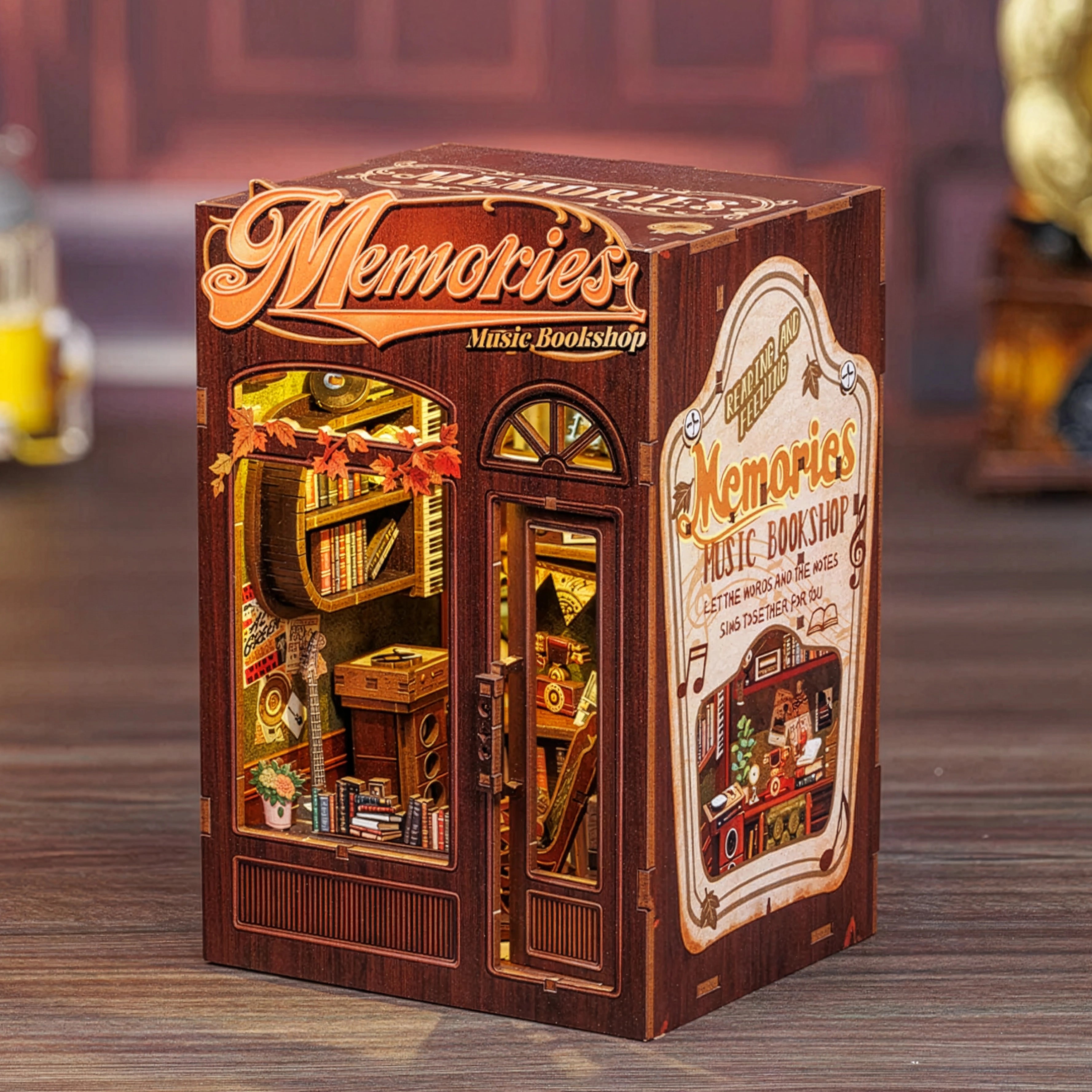 Livraria das Memórias Musicais | Book Nook DIY