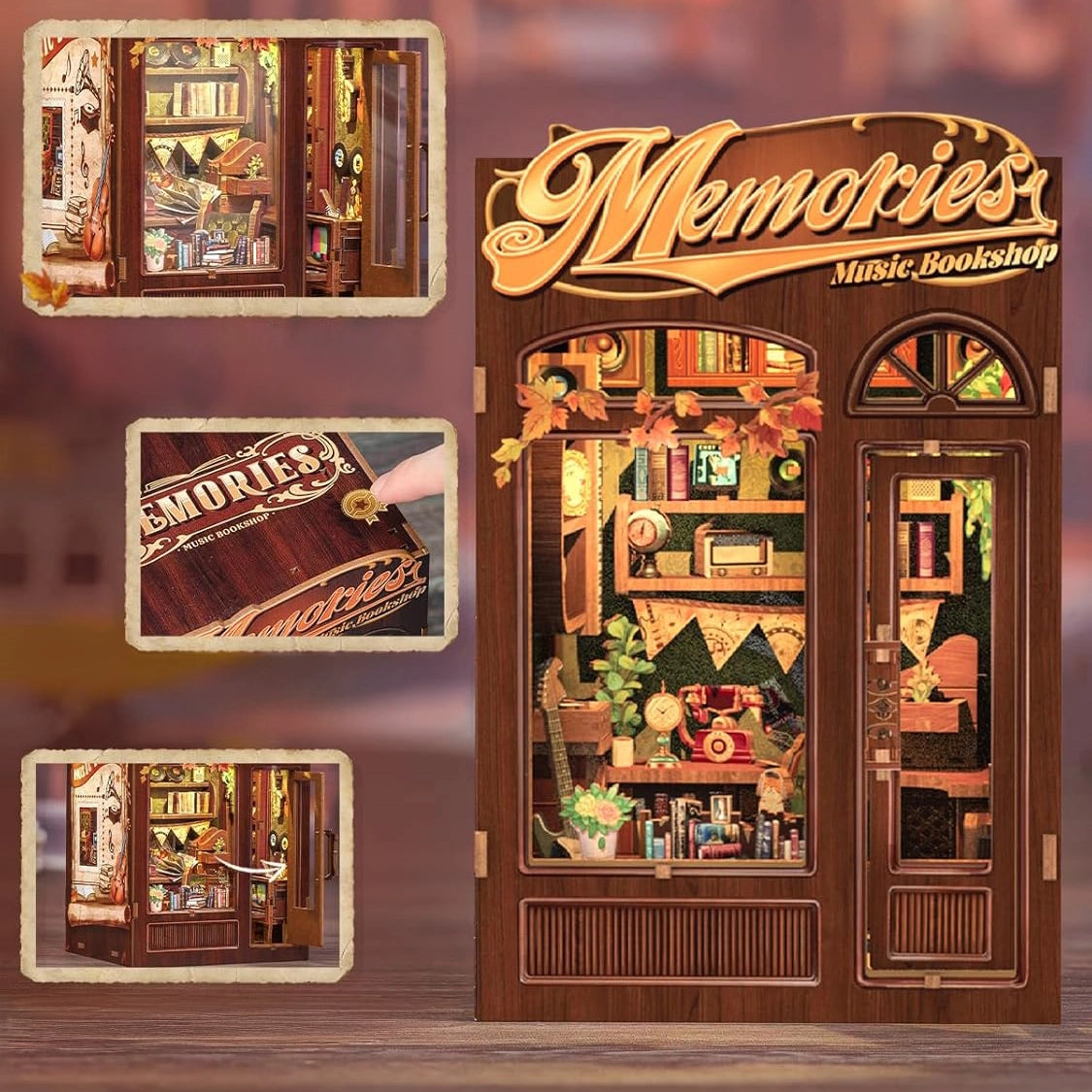 Livraria das Memórias Musicais | Book Nook DIY