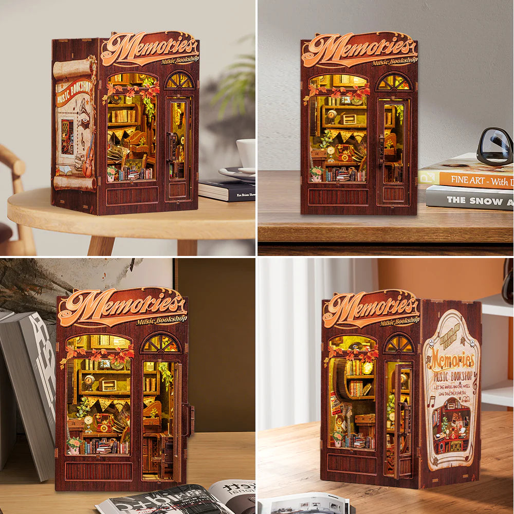 Livraria das Memórias Musicais | Book Nook DIY