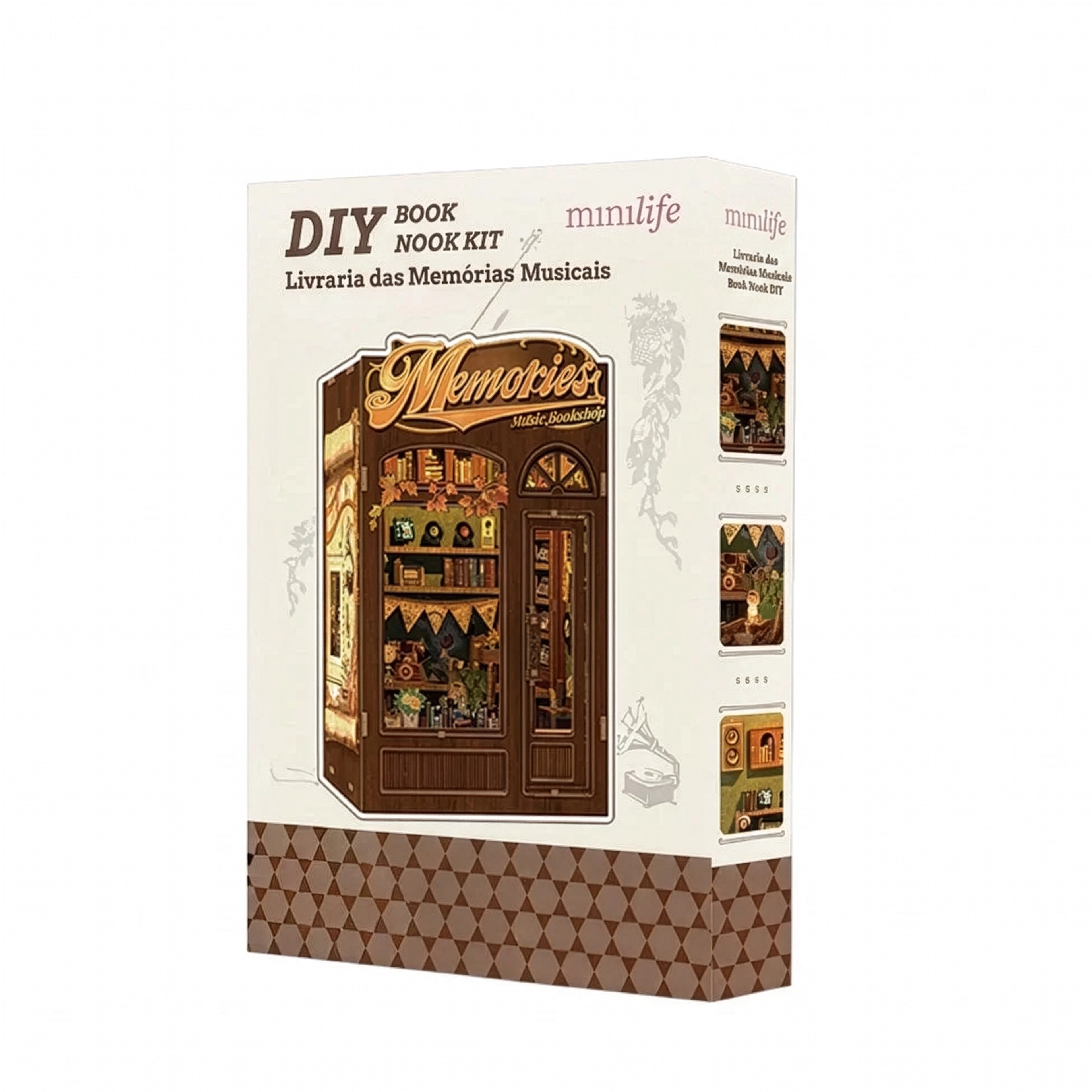 Livraria das Memórias Musicais | Book Nook DIY