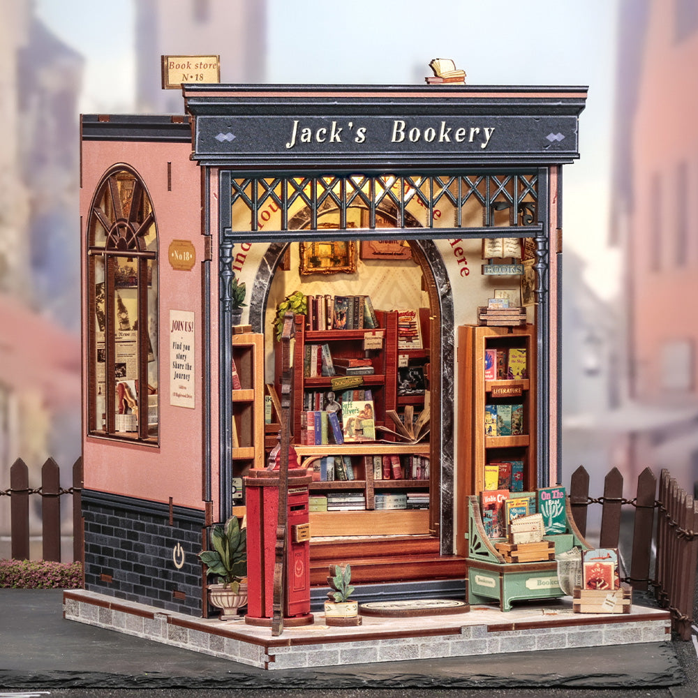 Livraria do Jack Casa Miniatura DIY