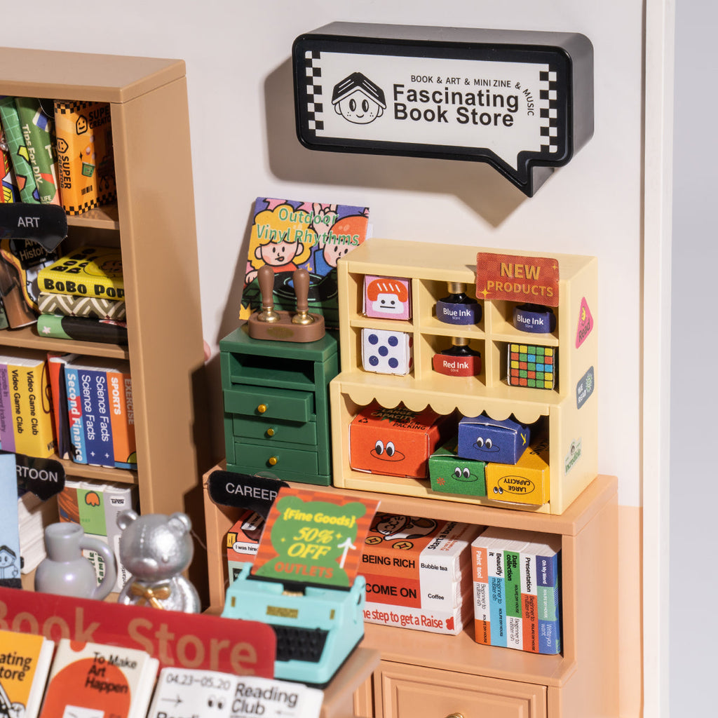 Livraria Moderna Casa Miniatura DIY