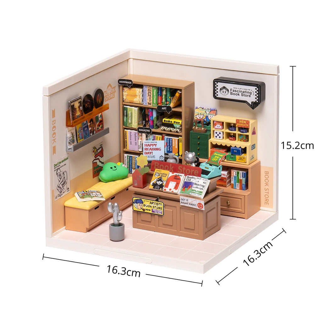 Livraria Moderna Casa Miniatura DIY